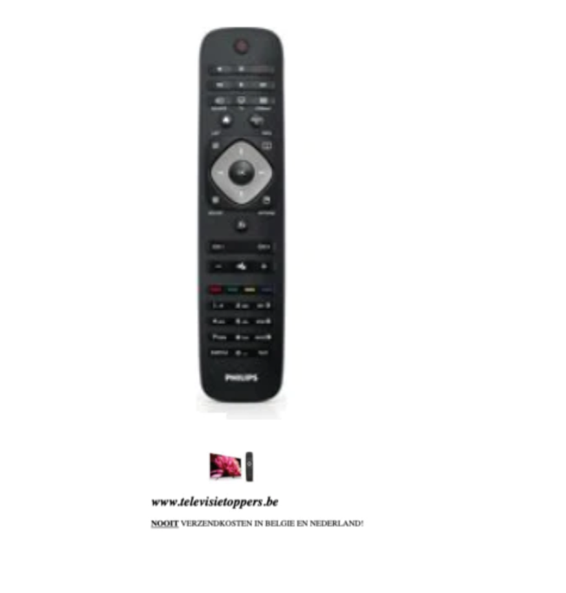 Philips - Universele smart tv afstandsbediening - Televisie|Smart TV|Remote control| 242254990467