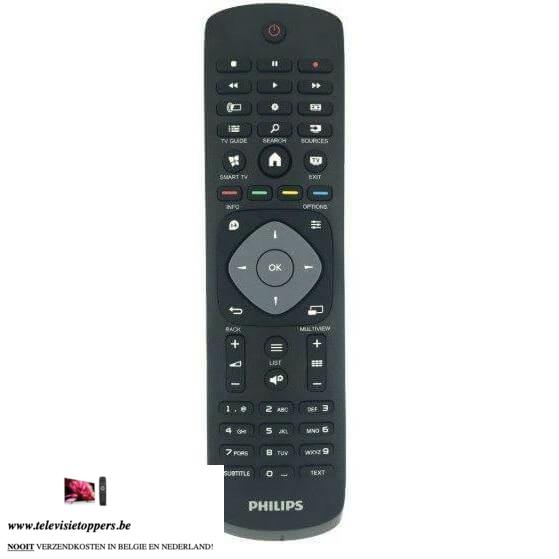 Afstandsbediening PHILIPS 40PFK6300 ORIGINEEL - Premium Afstandsbediening Philips origineel from www.televisietoppers.be - Just €34.95! Shop now at Televisietoppers België