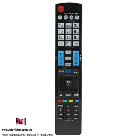 Afstandsbediening LG AKB72914202 ALTERNATIEF - Premium  from www.televisietoppers.be - Just €14.95! Shop now at Televisietoppers België