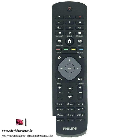 Afstandsbediening PHILIPS 32PFH5300 ORIGINEEL - Premium Afstandsbediening Philips origineel from www.televisietoppers.be - Just €34.95! Shop now at Televisietoppers België
