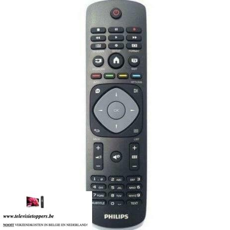 Afstandsbediening PHILIPS 32PFT4100/12 ORIGINEEL - Premium Afstandsbediening Philips origineel from www.televisietoppers.be - Just €34.95! Shop now at Televisietoppers België