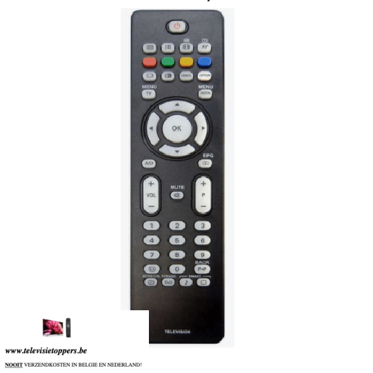 Afstandsbediening PHILIPS 50PFL5332D ALTERNATIEF - Premium Afstandsbediening Philips Alternatief from www.televisietoppers.be - Just €16.95! Shop now at Televisietoppers België