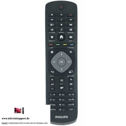 Afstandsbediening PHILIPS 55PFK6409 ORIGINEEL - Premium Afstandsbediening Philips origineel from www.televisietoppers.be - Just €34.95! Shop now at Televisietoppers België