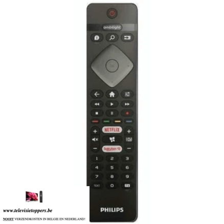 Afstandsbediening PHILIPS 58PUS6704/12 ORIGINEEL - Premium Afstandsbediening Philips origineel from www.televisietoppers.be - Just €44.95! Shop now at Televisietoppers België